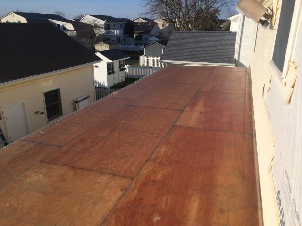 A recent custom made decks job in the Ocean City, NJ area